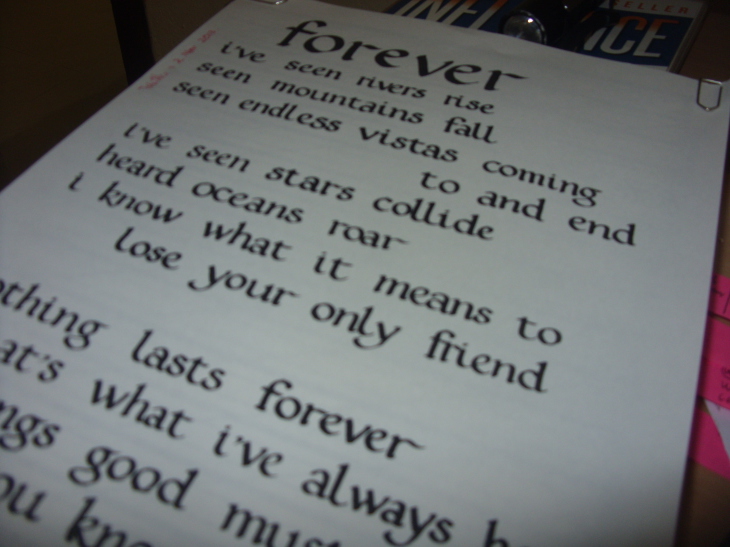 Forever is the way I feel for you